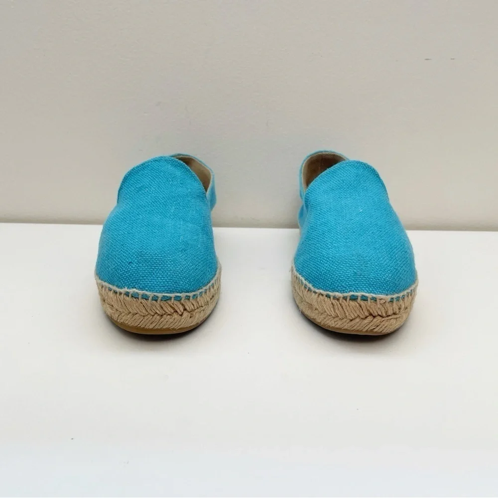 Stubbs and Wootton Gatsby Espadrille Loafer slides woven resort cruise summer 37